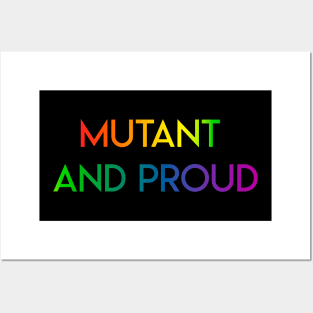 Mutant and Proud X Men pride Posters and Art